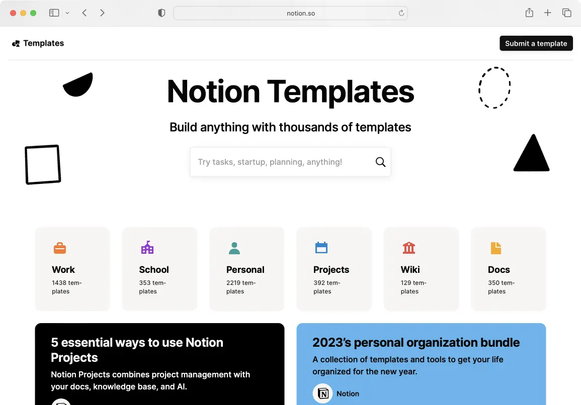 Notion Templates
