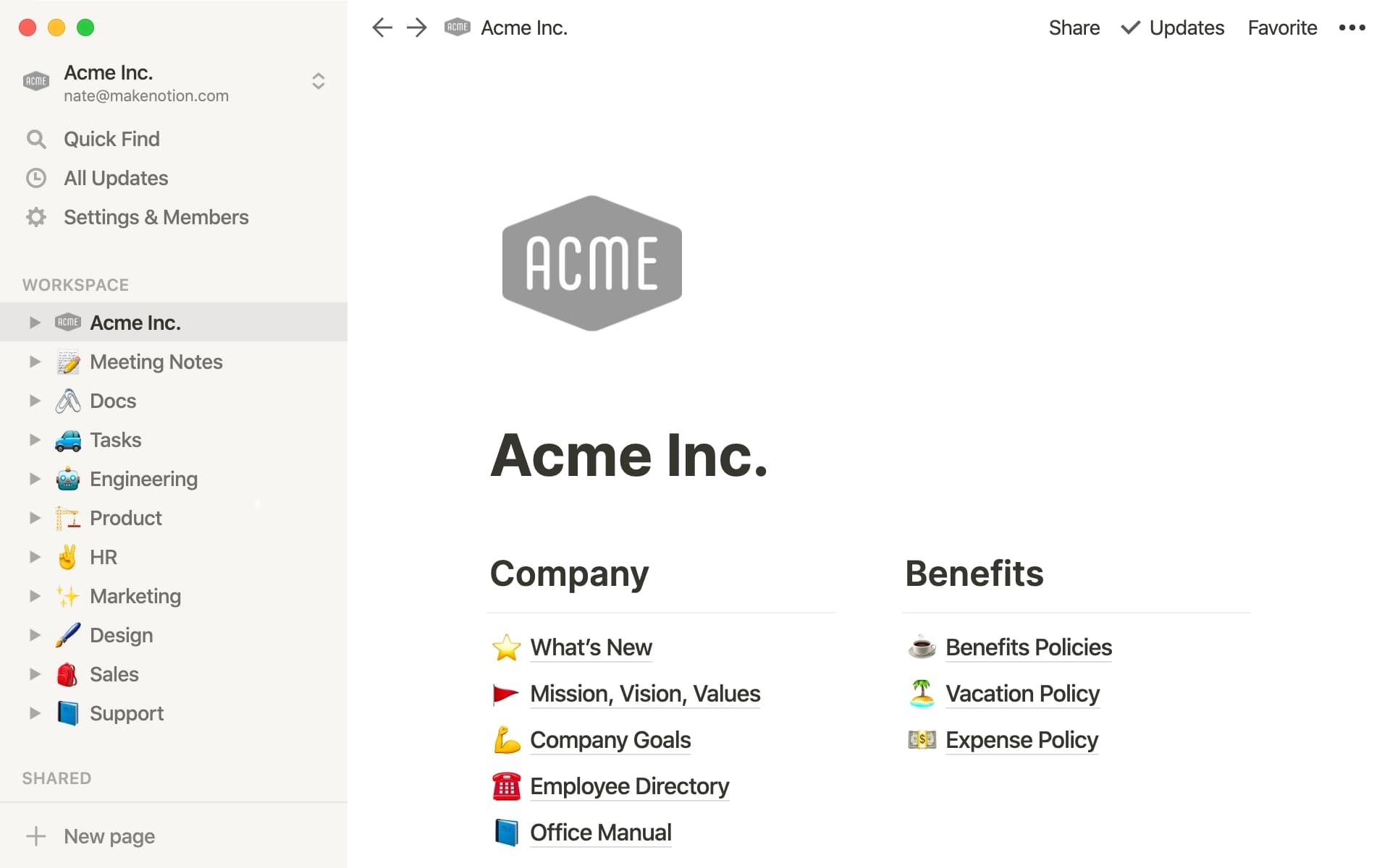 How to set up your sidebar - screenshot