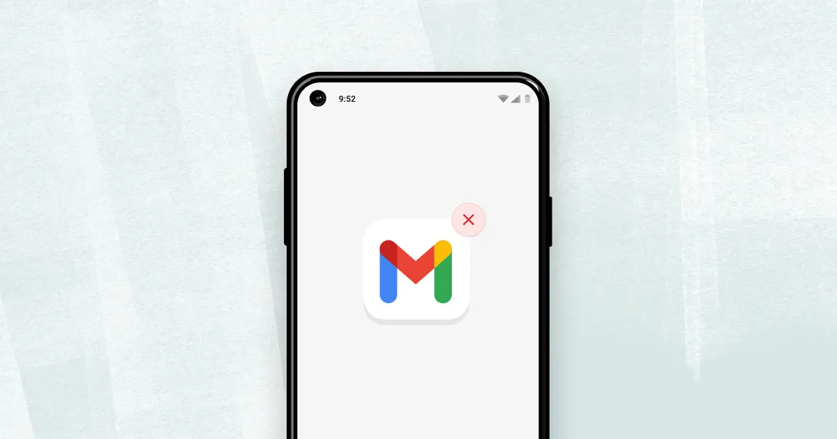 How to remove Gmail account from phone thumbnail