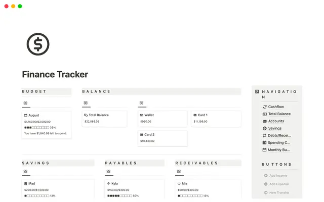 Finance Tracker